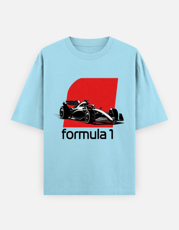 C-Labs Formula 1 Oversized Classic T-Shirt Baby Blue Front_1_c_54_48901902-b275-4ea5-bad7-37a9ba68cab5