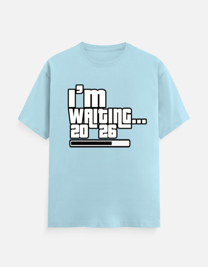 C-Labs I'm Waiting (2026) Classic Crew T-Shirt Baby Blue Front_1_c_54_65274865-643d-4f49-be1d-86f558388fd1