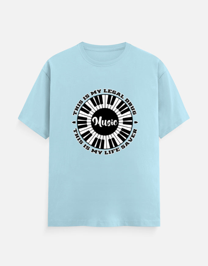 C-Labs Music Is My Drug Classic Crew T-Shirt Baby Blue Front_1_c_54_b019d19f-0ec0-4748-b888-c47d2f3ec002
