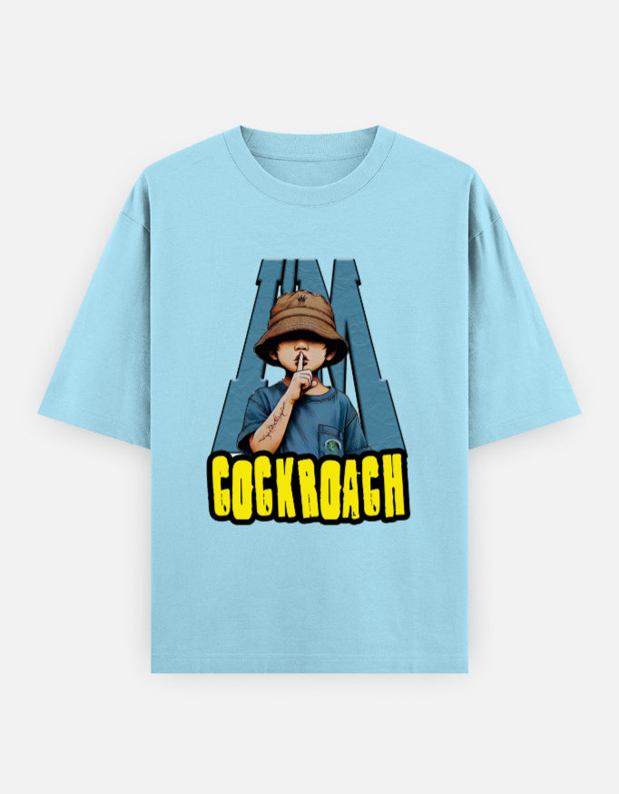 C-Labs I'm Cockroach Oversized Classic T-Shirt Baby Blue Front_1_c_54_dd292f5e-abae-4d26-92ba-fa093a2d4d14