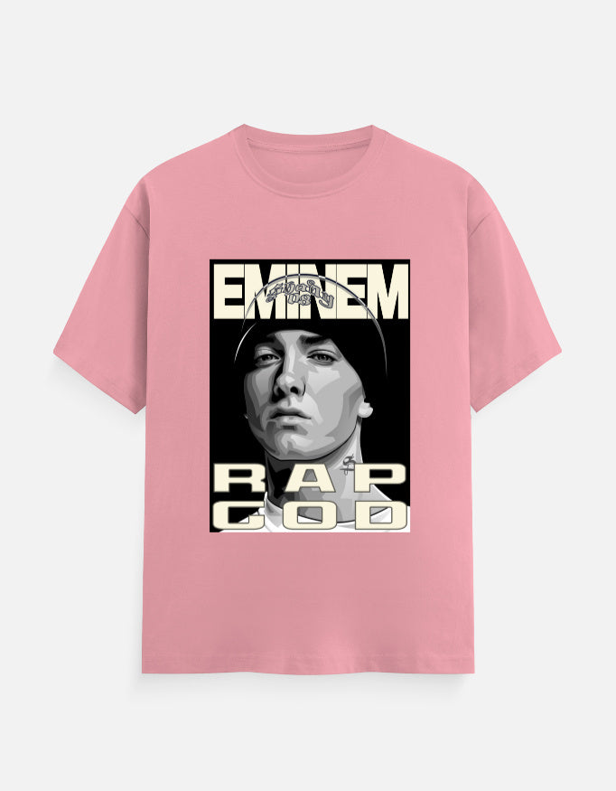 C-Labs Rap God Classic Crew T-Shirt Flamingo Front_1_c_56_0eb43a20-6f0f-4ba6-bdf1-46c308fdd37d