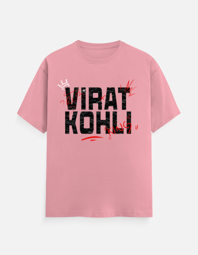 C-Labs King Virat Kohli Classic Crew T-Shirt Flamingo Front_1_c_56_5a49aaa8-c337-4ec8-8f35-ac354c4d59fc