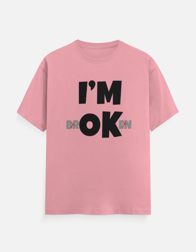 C-Labs I'M BROKEN Classic Crew T-Shirt Flamingo Front_1_c_56_5ca765f9-c057-427d-b928-c9fe8fc2e3fc