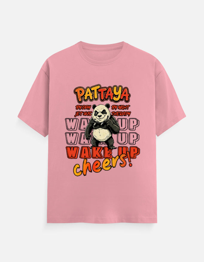 C-Labs Pattaya Wake Up Classic Crew T-Shirt Flamingo Front_1_c_56_876cea52-e98d-4327-bdc6-92df7c403aea