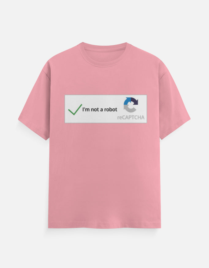 C-Labs I'm Not a Robot Classic Crew T-Shirt Flamingo Front_1_c_56_af4c155f-73e8-449b-996b-2f34ede98067