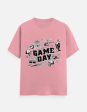 C-Labs Game Day CSK Theme Classic Crew T-Shirt Flamingo Front_1_c_56_b5b43ffe-9074-4e16-92d3-0eca9cdc628a