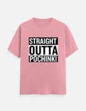 C-Labs Straight Outta Pochinki Classic Crew T-Shirt Flamingo Front_1_c_56_d9819f98-2391-427d-94f3-ba052d42972a