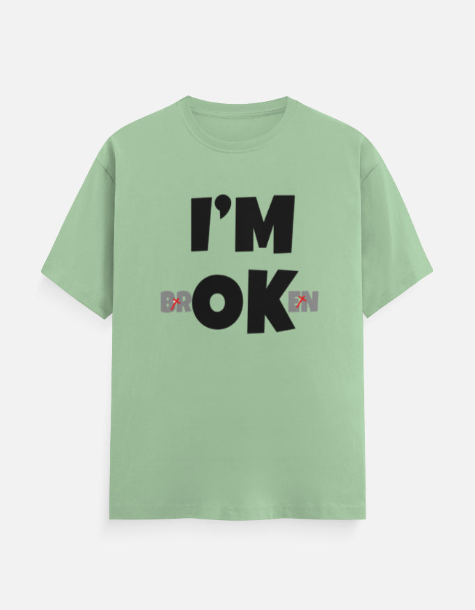 C-Labs I'M BROKEN Classic Crew T-Shirt Jade Front_1_c_57_169927f7-437d-4cd3-a6c9-ab398fe7b4c4