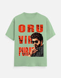 C-Labs Oru Viral Puratchi Classic Crew T-Shirt Jade Front_1_c_57_2f9e7e56-a048-4916-82be-99261d507f19