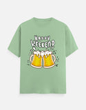 C-Labs Happy Weekend Classic Crew T-Shirt Jade Front_1_c_57_51387f2f-75ac-410d-9029-bc1c93374899