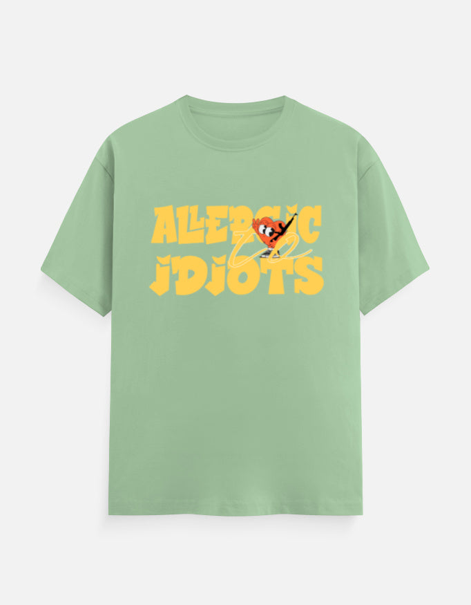 C-Labs Allergic to Idiots Classic Crew T-Shirt Jade Front_1_c_57_89d6764e-8acc-4385-b7fe-744b5b64c467