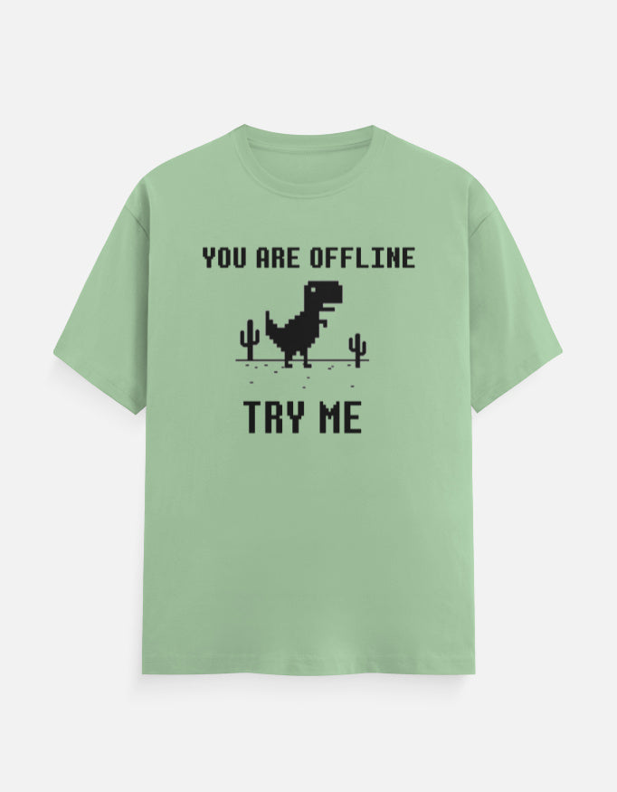 C-Labs If You Are in Offline, Try Me Classic Crew T-Shirt Jade Front_1_c_57_b4790635-fd9b-43f1-b16d-498cbe387374