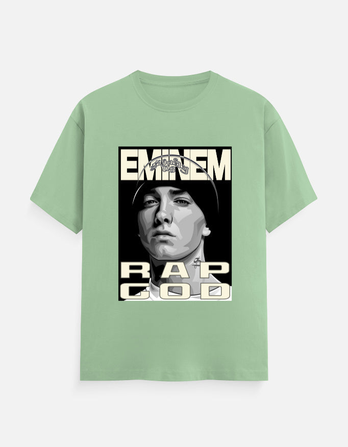 C-Labs Rap God Classic Crew T-Shirt Jade Front_1_c_57_bc5daba1-6165-46a0-9f18-13f8b38522d1