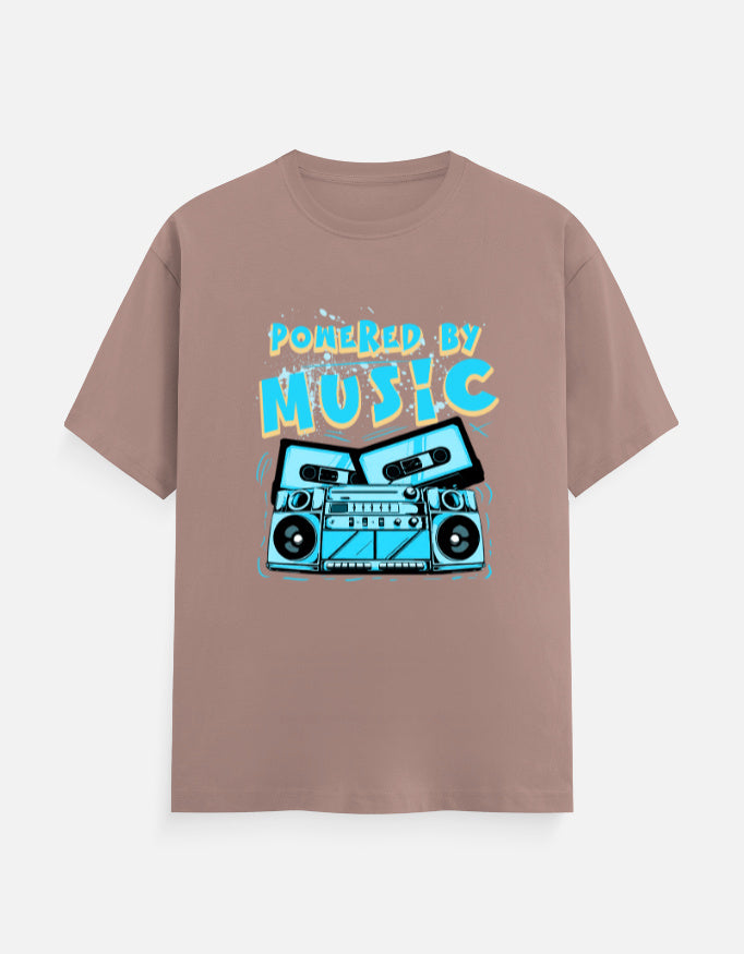 C-Labs Powered By Music Classic Crew T-Shirt Mushroom Front_1_c_58_2dea64e8-2fbe-45ff-84cc-f67311476b9a