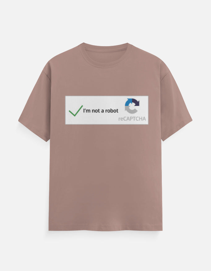 C-Labs I'm Not a Robot Classic Crew T-Shirt Mushroom Front_1_c_58_af6e7351-c762-4b74-94fb-fbd0f2500713
