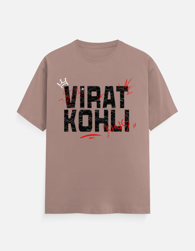 C-Labs King Virat Kohli Classic Crew T-Shirt Mushroom Front_1_c_58_b45d270f-592d-4deb-b149-6cc230c3d760