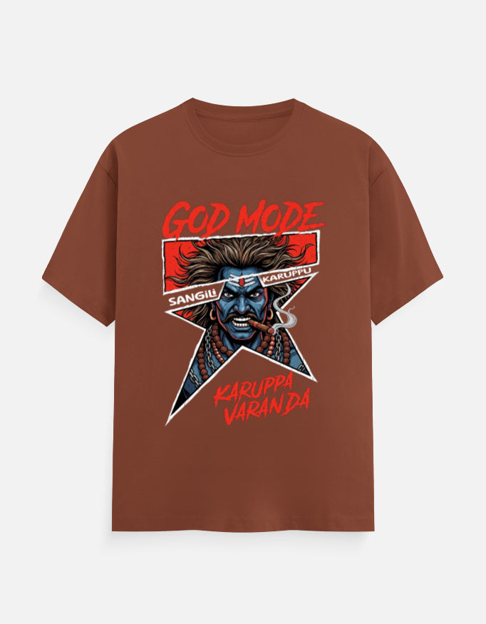 C-Labs Karuppu God Mode Classic Crew T-Shirt Copper Front_1_c_59_1722a661-0720-43e8-84cc-444775d540d7