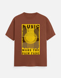 C-Labs Music Make The Pain Fade Classic Crew T-Shirt Copper Front_1_c_59_34ca1647-f154-4a3e-ae17-20f9ee2300c1