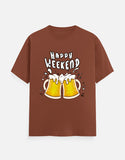 C-Labs Happy Weekend Classic Crew T-Shirt Copper Front_1_c_59_8f2c90cf-9215-4423-8183-211b5e9c5c65