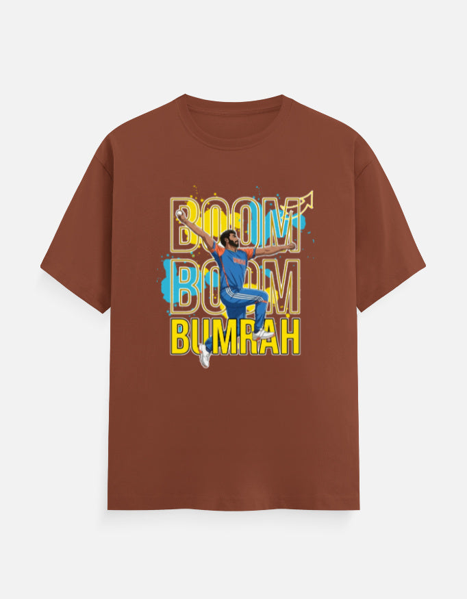 C-Labs Boom Boom Bumrah Classic Crew T-Shirt Copper Front_1_c_59_91e19bf9-4194-4cf6-9ef5-afa37ca17dcb
