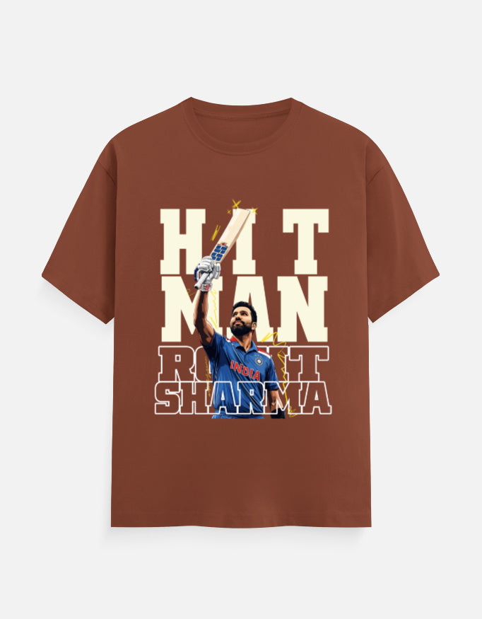 C-Labs Hit Man Rohit Sharma Classic Crew T-Shirt Copper Front_1_c_59_977a8b7a-0595-4e48-8c58-4575c1ec4bf7