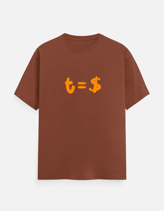 C-Labs Time Is Money Classic Crew T-Shirt Copper Front_1_c_59_a0986992-6ad2-4ec1-814d-ebb1269d8369