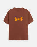 C-Labs Time Is Money Classic Crew T-Shirt Copper Front_1_c_59_a0986992-6ad2-4ec1-814d-ebb1269d8369