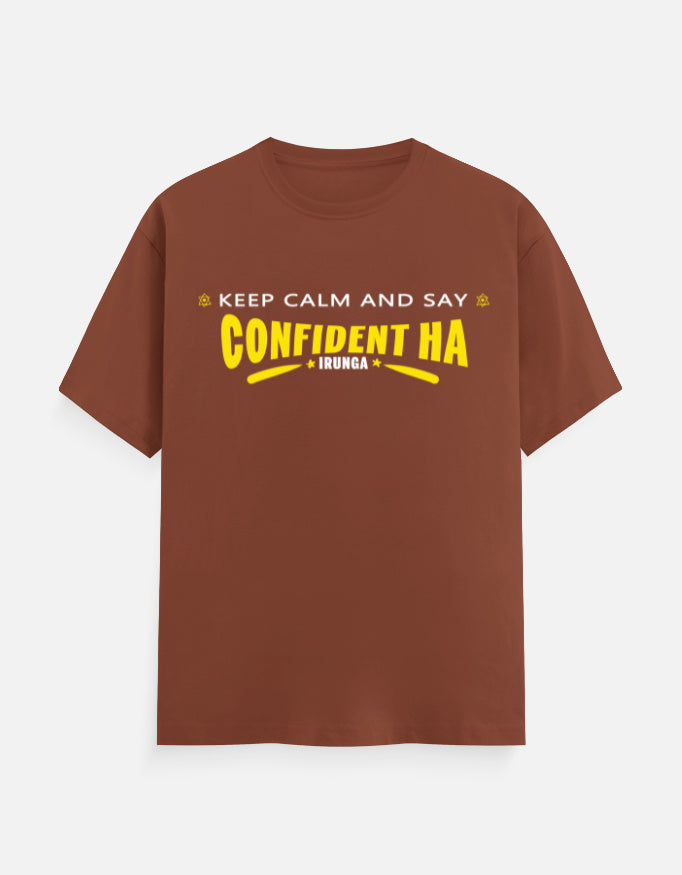 C-Labs Confident-ah Irunda Classic Crew T-Shirt Copper Front_1_c_59_e129f4e9-4097-497b-860e-05f5868a808e