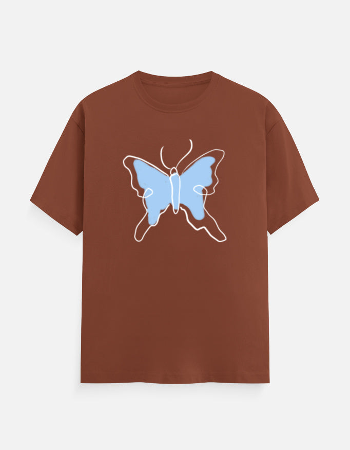 C-Labs Butterfly Classic Crew T-Shirt Copper Front_1_c_59_e6a907e5-9dee-47c4-9fae-228cbd233031