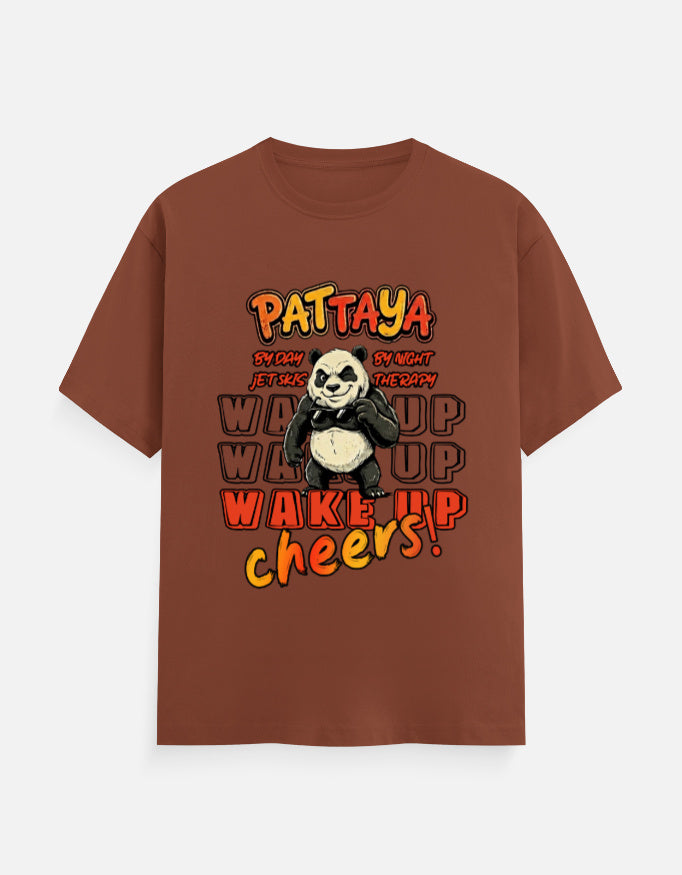 C-Labs Pattaya Wake Up Classic Crew T-Shirt Copper Front_1_c_59_e7db46c3-7c7c-4ccd-b13a-1289b92e7653