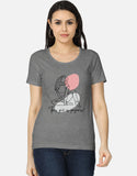 C-Labs This Girl Is Gorgeous Women's Classic T-Shirt Charcoal Melange Front_1_c_5_3c5aab0c-846e-4315-a33f-999fe63c0222