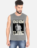 C-Labs Rap God Sleeveless T-Shirt Charcoal Melange Front_1_c_5_6f3347b9-602a-4375-a136-82871e511111