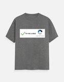 C-Labs I'm Not a Robot Classic Crew T-Shirt Charcoal Melange Front_1_c_5_89cb7f04-86c3-443b-a869-0a961becf80d