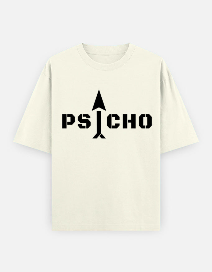 C-Labs PSYCHO Oversized Classic T-Shirt Off White Front_1_c_61_27f03360-8737-4e4a-a9e0-1e85afdde602