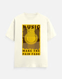 C-Labs Music Make The Pain Fade Classic Crew T-Shirt Off White Front_1_c_61_2bd77d0b-92ac-4f38-b5b3-6eb2c58b8512