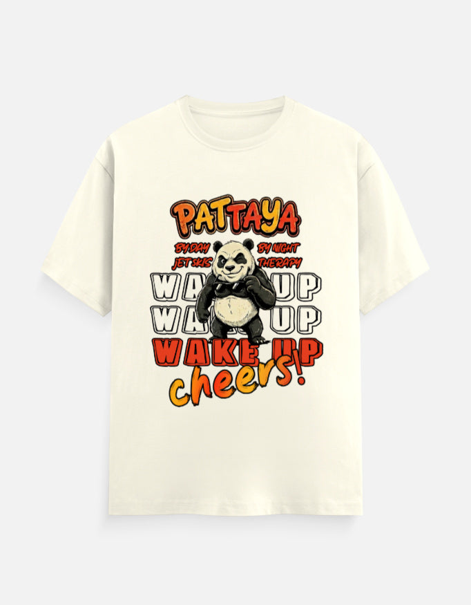 C-Labs Pattaya Wake Up Classic Crew T-Shirt Off White Front_1_c_61_2f78f07d-a3a3-457c-be86-e9947b270862