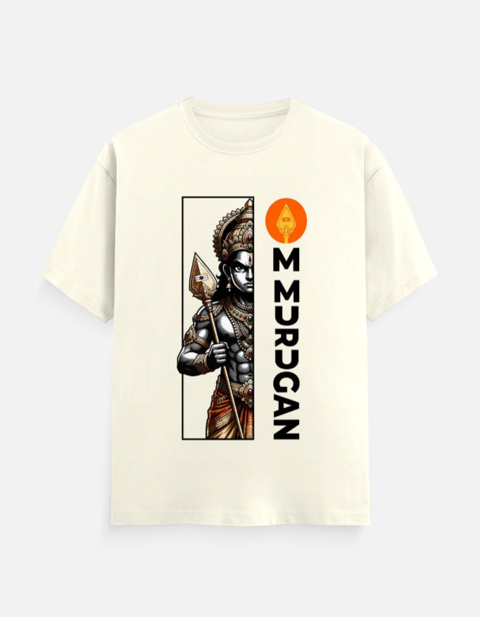 C-Labs Om Murugan Classic Crew T-Shirt Off White Front_1_c_61_302fc0da-d29b-43a5-a58c-349a90a2f4f2
