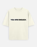 C-Labs You Are Enough Oversized Classic T-Shirt Off White Front_1_c_61_4fe7557a-0f67-40b2-88a9-ef2ddfb53c7b