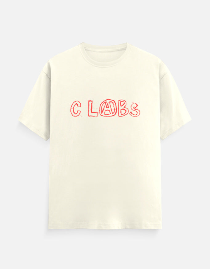 C-Labs C-LABS Comic Classic Crew T-Shirt Off White Front_1_c_61_558ead0d-6f2d-46d2-bacc-ccebcf49c0b7