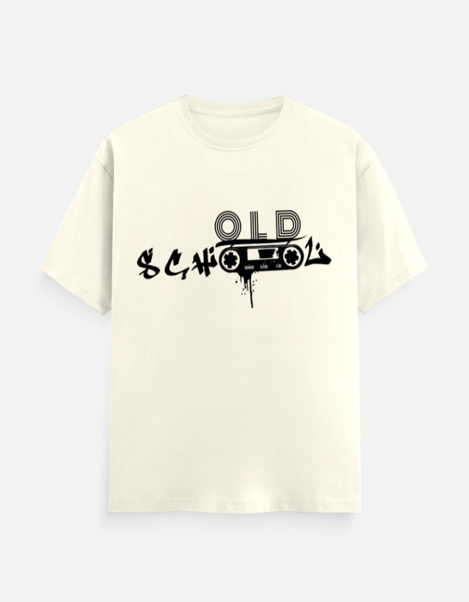 C-Labs Old School Music Classic Crew T-Shirt Off White Front_1_c_61_6e651c32-bf06-4169-8390-3536987aa8d7