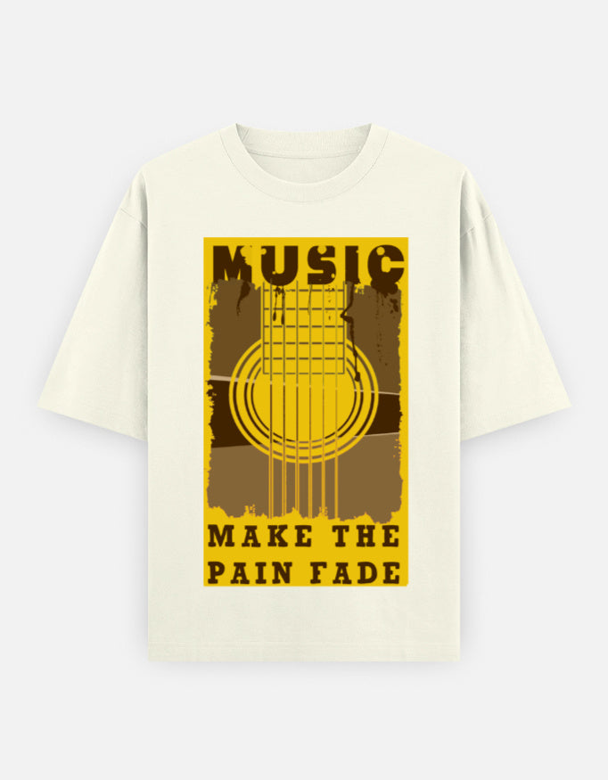 C-Labs Music Makes the Pain Fade Oversized Classic T-Shirt Off White Front_1_c_61_74b8a2b1-c207-434f-93ff-b4bd86779312