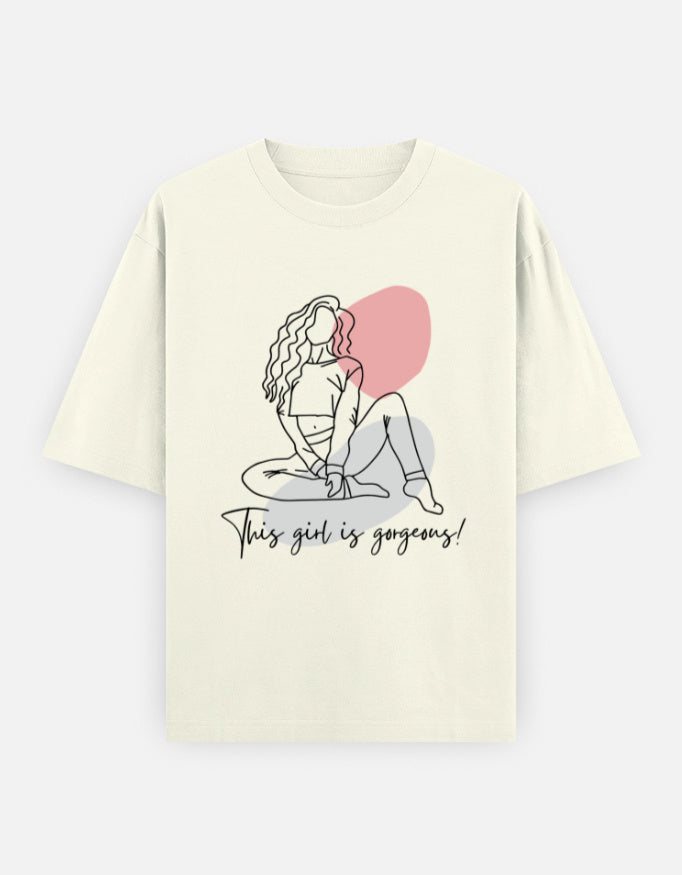 C-Labs This Girl Is Gorgeous Oversized Classic T-Shirt Off White Front_1_c_61_75eca3d7-cdb7-4346-b74c-7fb1cda1eff5