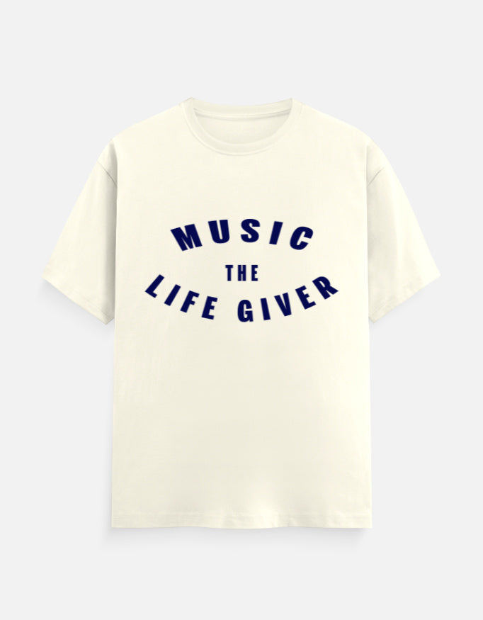 C-Labs Music The Life Giver Classic Crew T-Shirt Off White Front_1_c_61_87eaac5f-5a6b-416f-8cd0-6d8ff2052d2b