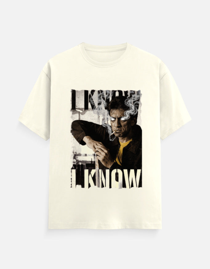 C-Labs I know I know Classic Crew T-Shirt Off White Front_1_c_61_9985a870-00d9-41c5-b1da-711d258fe71a