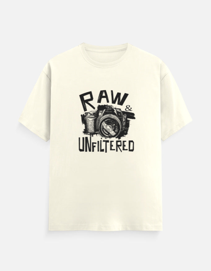 C-Labs Raw and Unfiltered Classic Crew T-Shirt Off White Front_1_c_61_b16cfd1e-a811-4b39-8265-b4b42b22a3cd