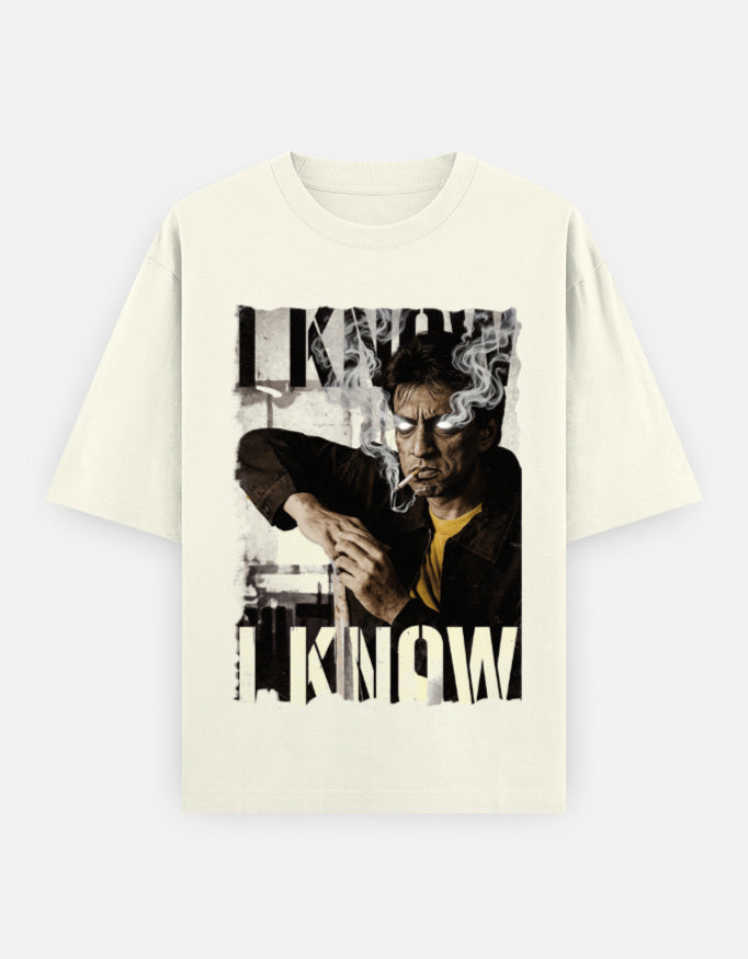 C-Labs I know I know Oversized Classic T-Shirt Off White Front_1_c_61_c67c55ef-925a-4ee5-8520-981f75dd448e