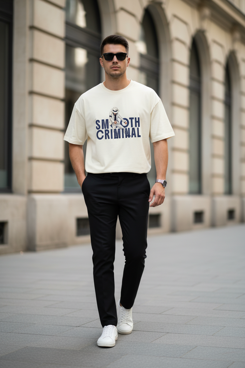 C-Labs Smooth Criminal Classic Crew T-Shirt Front_1_c_61_ea11c248-b076-425a-8297-d9aec48dad52