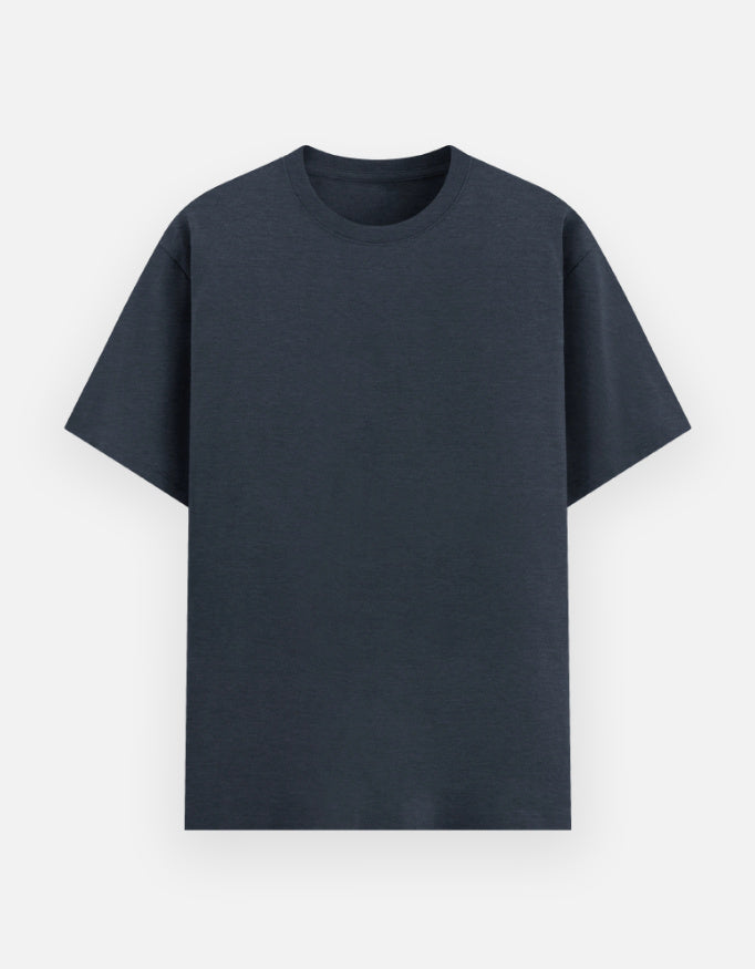 C-Labs C-Minimal: Basic T-Shirt Basic T-Shirt Navy melange Front_1_c_63_bf5c777c-9284-46b5-b1f4-efcbe793db3e