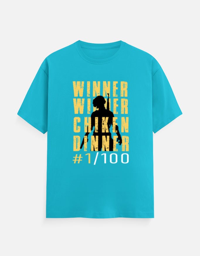 C-Labs WINNER WINNER CHICKEN DINNER Classic Crew T-Shirt SkyBlue Front_1_c_6_08f04414-2192-4a56-ae9d-47c283f01538