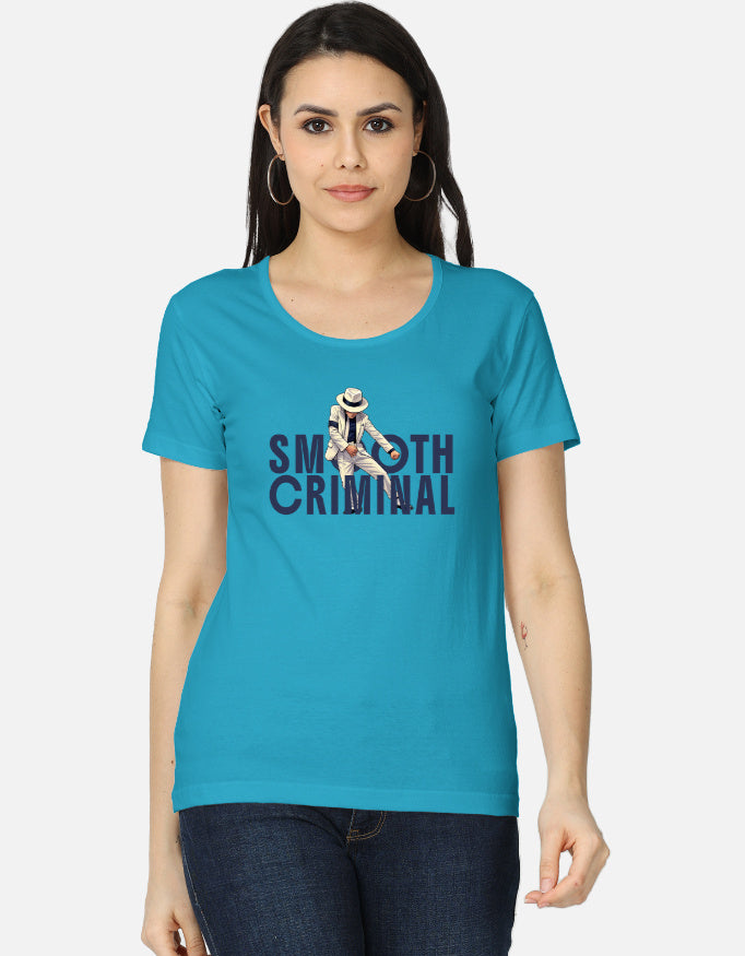 C-Labs Smooth Criminal Women's Classic T-Shirt SkyBlue Front_1_c_6_17ffe3b2-441b-432e-b6db-82756d5d6b71